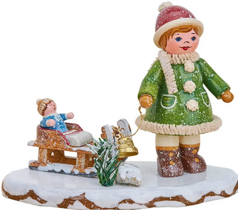 Kinder Hubrig Volkskunst Hubrig Winterkinder*Winterkind Oh, es schneit, es schneit, 7 cm von