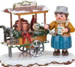 Kinder Hubrig Volkskunst Neuheiten | Hubrig Winterkinder*Winterkind Punschwagen von