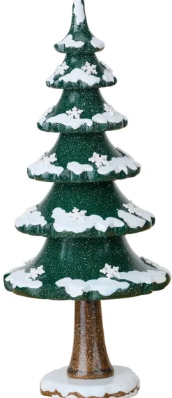 Kinder Hubrig Volkskunst Hubrig Winterkinder*Winterkind-Zubehör, Winterbaum mit Schneekristall von