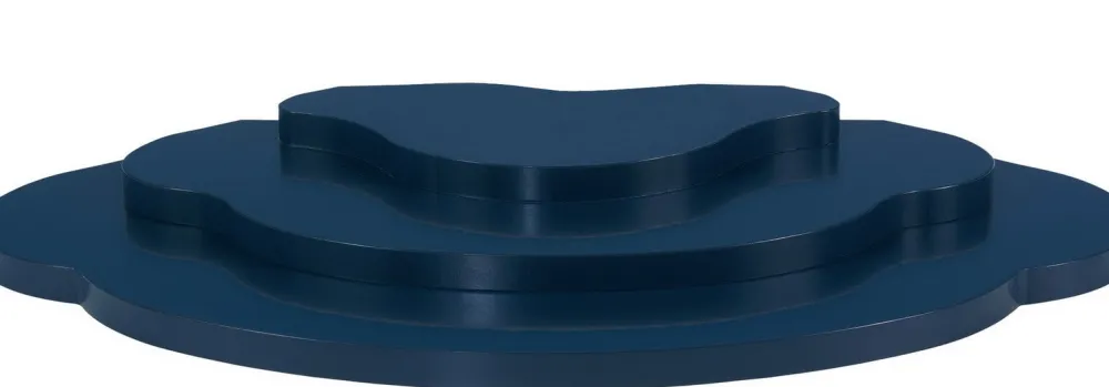 KWO Engelwolken*Wolke für Weihnachtsengel, blau, 38 cm von