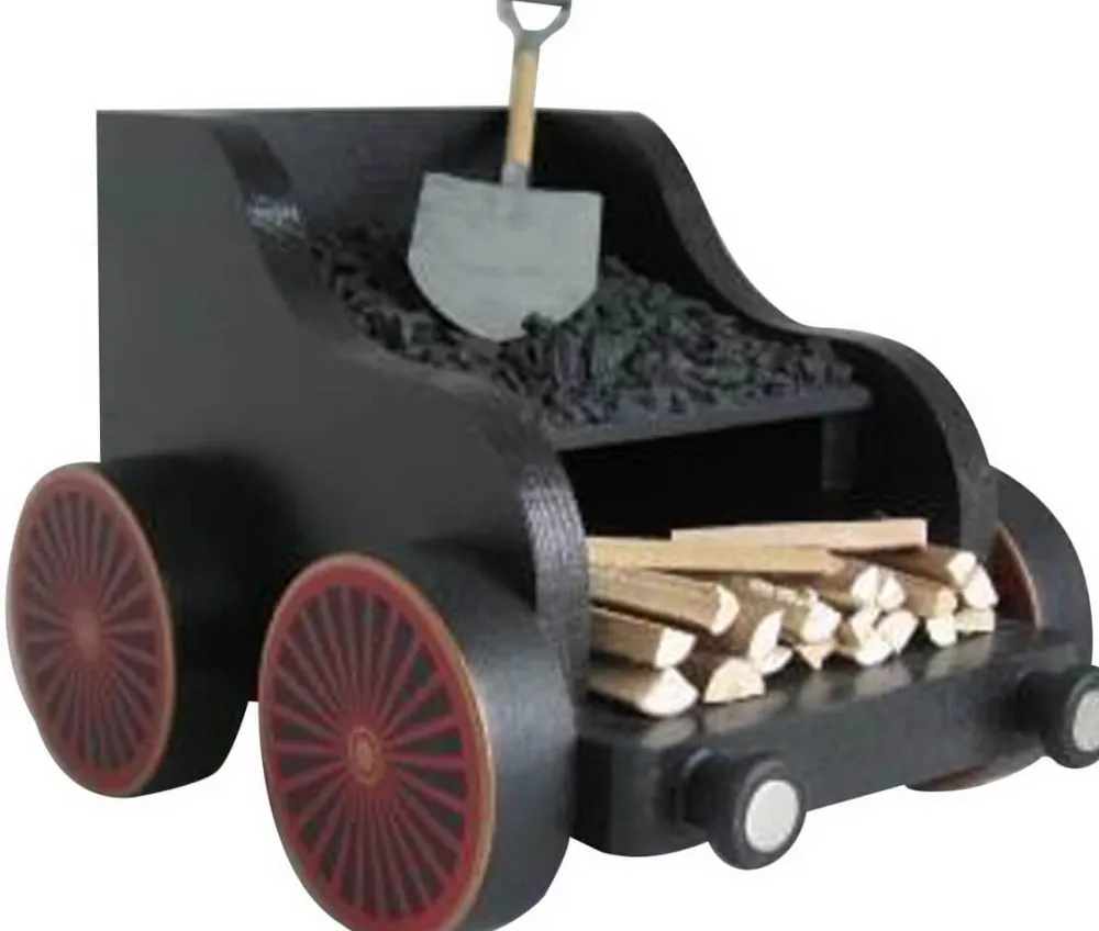 KWO Kantenhocker | Räuchermännchen*Zubehör - Miniatur Eisenbahn Tenderwagen für Lokomotive und Kantenhocker, 12 cm von