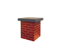 KWO Kantenhocker*Zubehör - Schornstein für Kantenhocker, 9 cm von